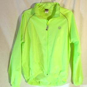 Canari NWOT windbreaker shell  jacket yellow XL